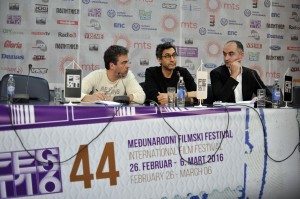 Ramin Bahrani reditelj filma "99 homes" na konferenciji za novinare