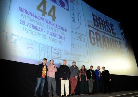 Ekipa filma "Paluba ispod Terazija" pred publikom Ušće Cineplexx-a